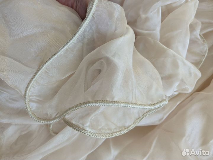 Шторы органза шампань 2.8*8 метров