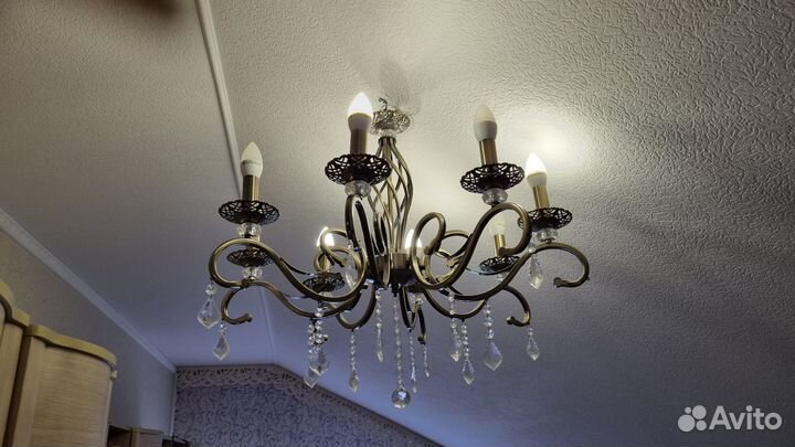 Люстра потолочная бу