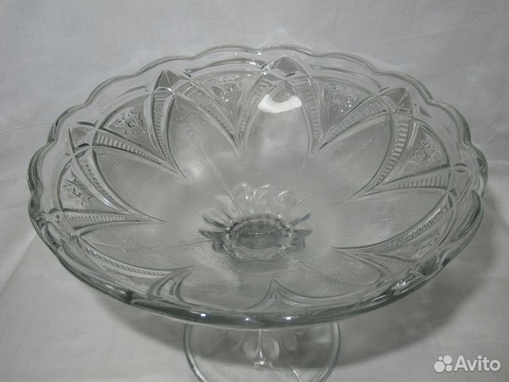 Конфетница. Фруктовница. Стекло. СССР