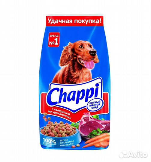 Сухой корм для собак Chappi