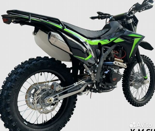 Эндуро / кроссовый мотоцикл BSE Z6 neon track(025)