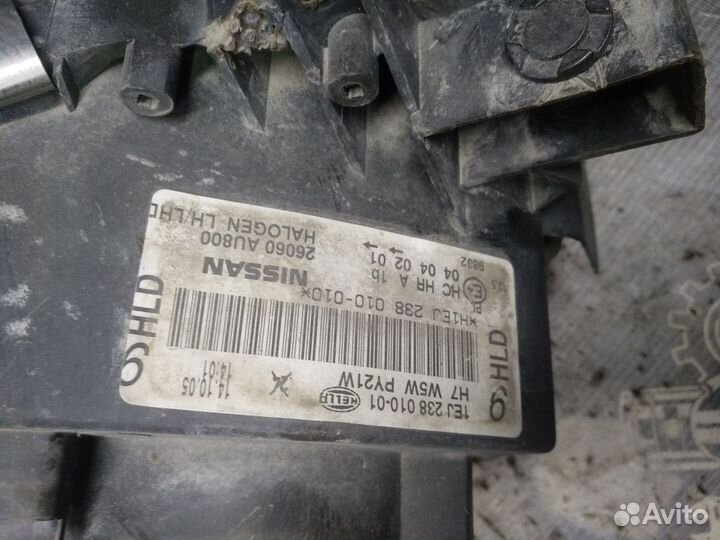 Фара левая ниссан примера р12