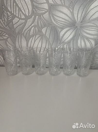 Хрустальные стаканы СССР