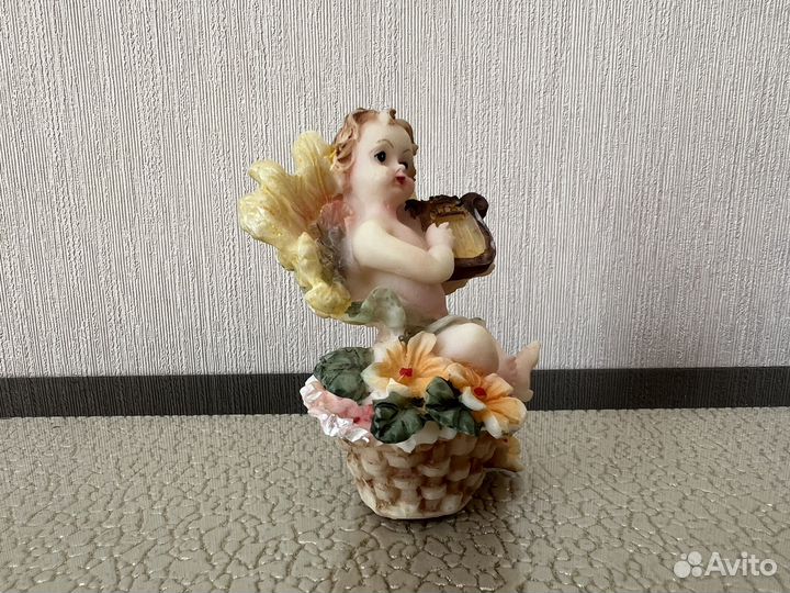 Фигурка статуэтка ангел с арфой