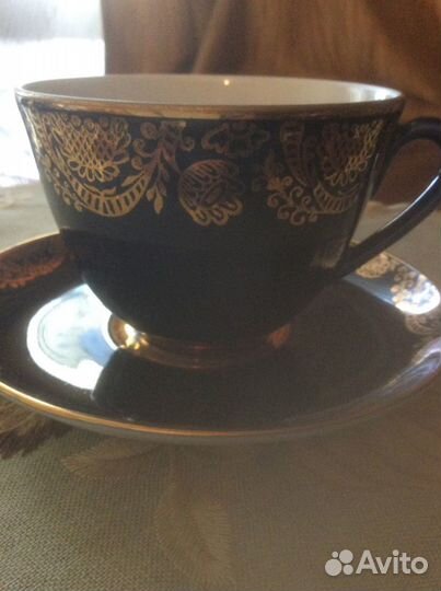 Чайные пары лфз Кобальт комплект 6 штук