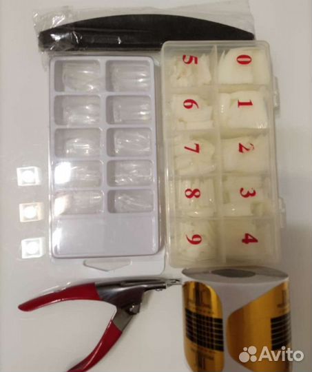 Формы для наращивания и материалы дизайна ногтей