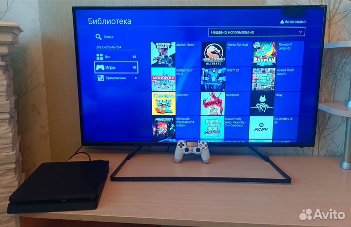 Прошитая Sony PS4 Slim + 40 игр goldhen 9.0