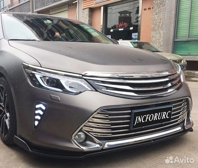 Camry 55 Сплиттер Юбка Губа Диффузор бампера E6EM2