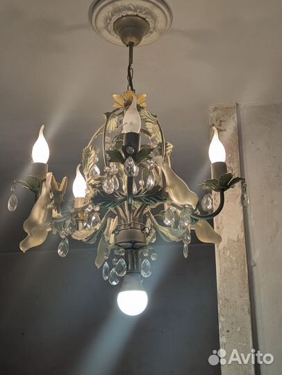 Люстра потолочная винтаж