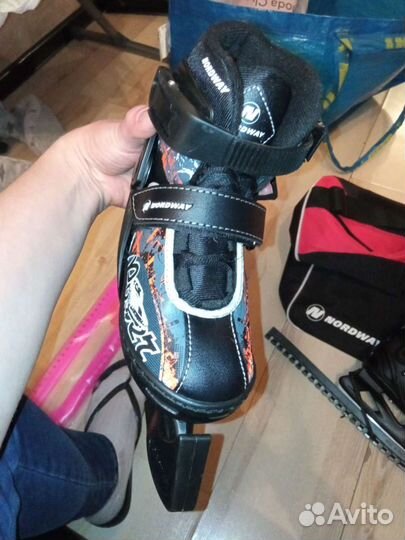 Коньки раздвижные детские Nordway Slide