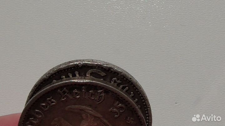 Серебряные монеты 5 марок 1935 год