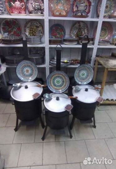 Казан чугунный узбекский