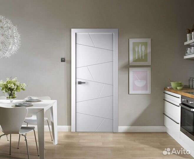 Дверь межкомнатная остекленная пвх