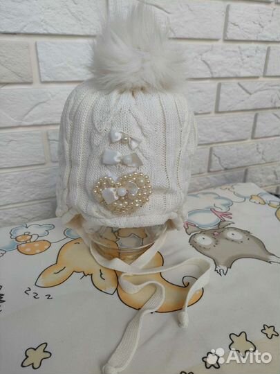 Комплект шапка и шарф 46-48