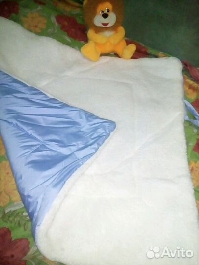 Конверт-одеяло на овчине