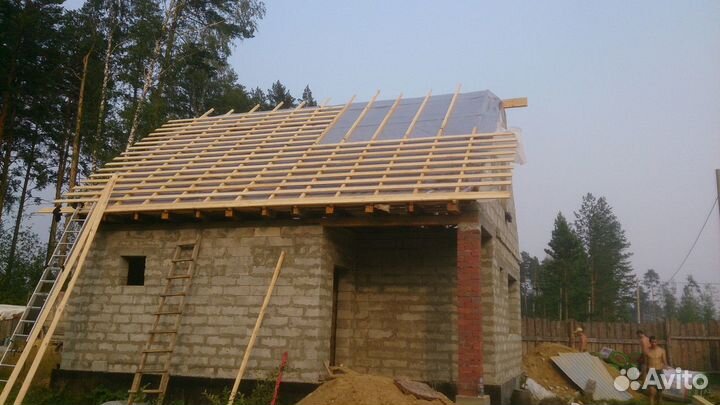 Крыша кровельные работы