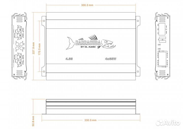 Усилитель DL Audio Barracuda 4.65