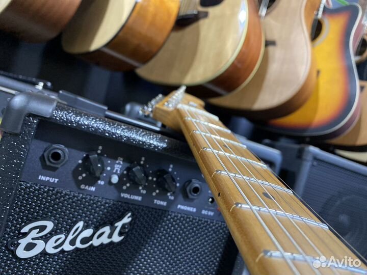 Электрогитара JET и комбик комплект