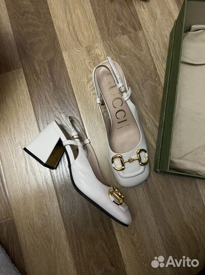 Босоножки из натуральной кожи gucci