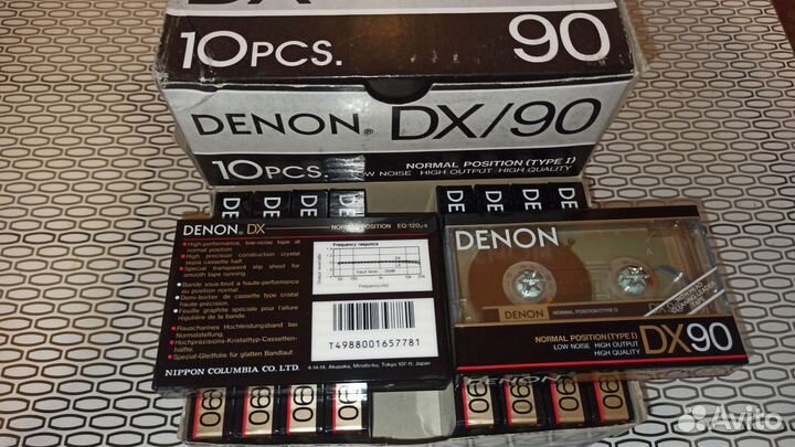 Аудиокассета Denon DX 90 Japan новая запечатанная