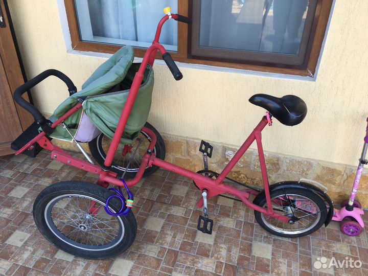 Велосипед с детским креслом