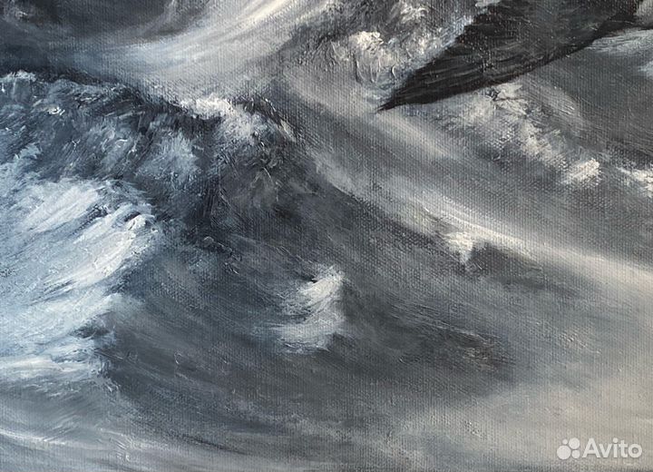 Картина маслом на холсте большая 