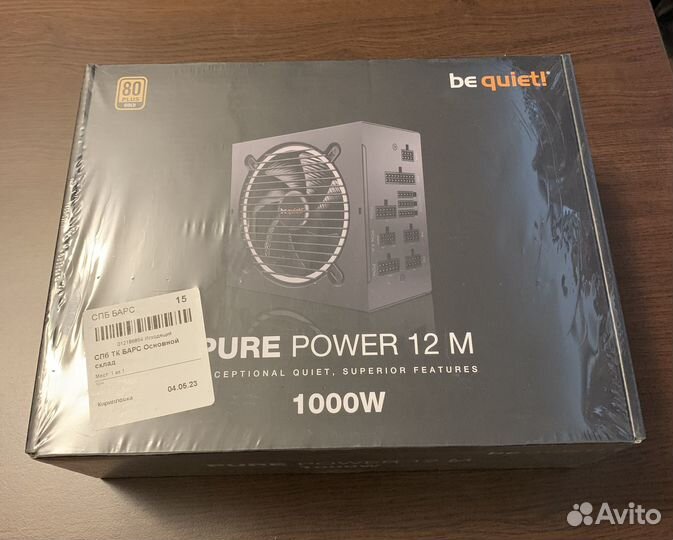 Блок питания be quiet Pure Power 12 M 1000W ATX 3