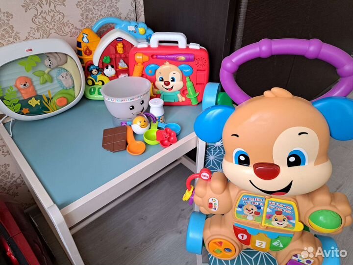 Развивающие игрушки fisher price и chicco