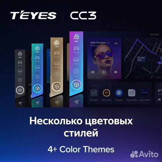 Штатная магнитола Teyes CC3 4/32 Lexus LX470 J100