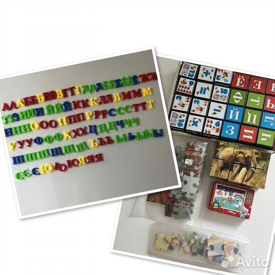 Магнитные буквы, игрушки