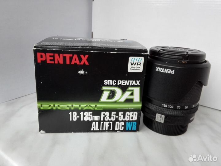 Объектив Smc Pentax 18-135 DA F 3,5-5,6 ED