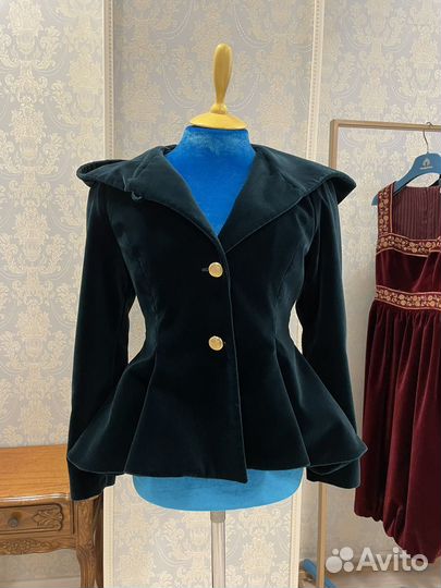 Пиджак бархатный 42-44