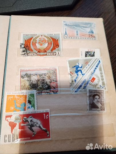 Почтовые марки СССР и других стран