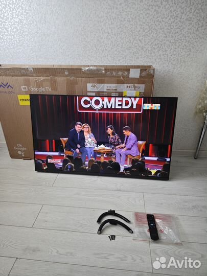 SMART TV 43 дюйма (108см), Яндекс.тв, Алиса, новый