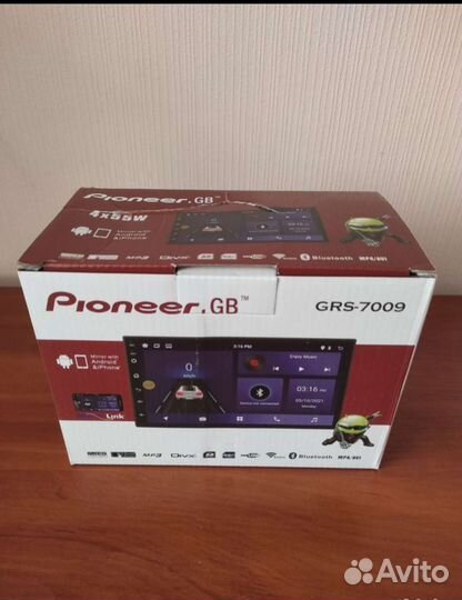 Магнитола 2 din Android 12 Pioneer Андроид