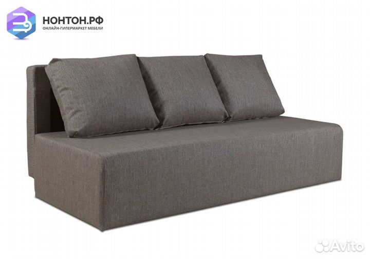 Диван еврокнижка Крит кофейный