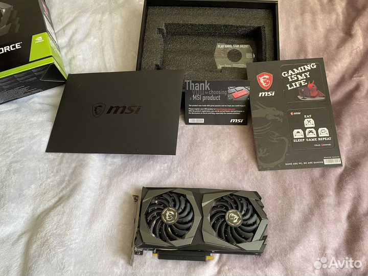 Видеокарта PCI-E MSI GeForce GTX 1650 gaming X