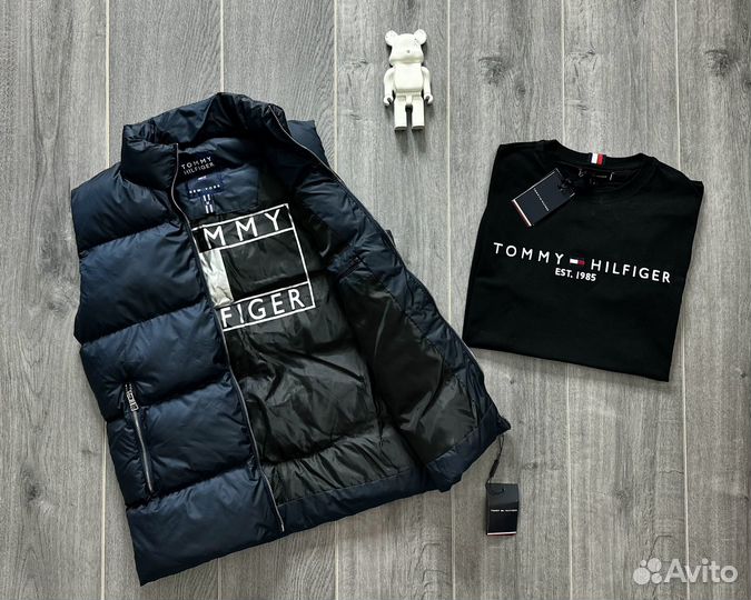 Мужской жилет Tommy Hilfiger+футболка в подарок