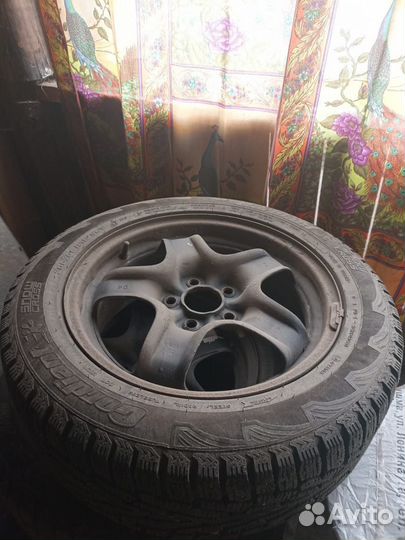 Литье диски r16 4x110 с резиной opel