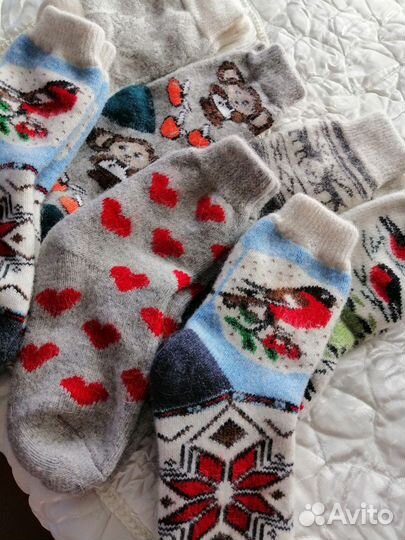 Носки теплые женские