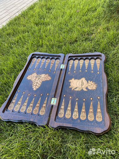 Шахматы нарды шашки 3 в 1 50*50 дерево