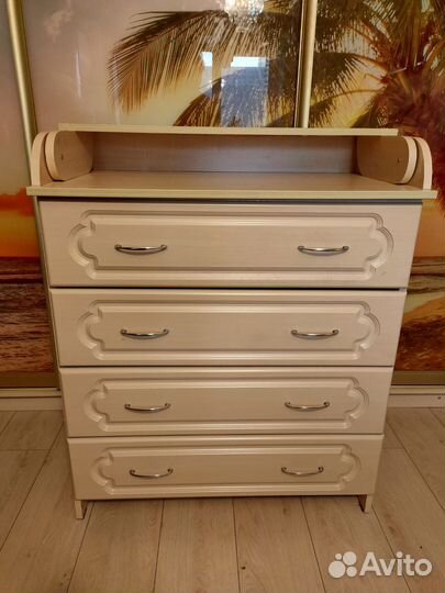 Пеленальный комод 4 ящика