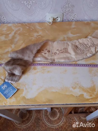 Меховой воротник норка