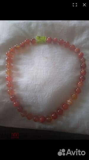 Бусы агат шикарные натуральные