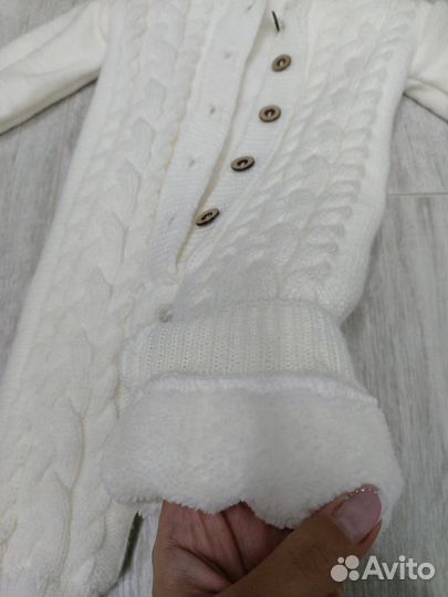 Комбинезон для малыша утеплённый 62р