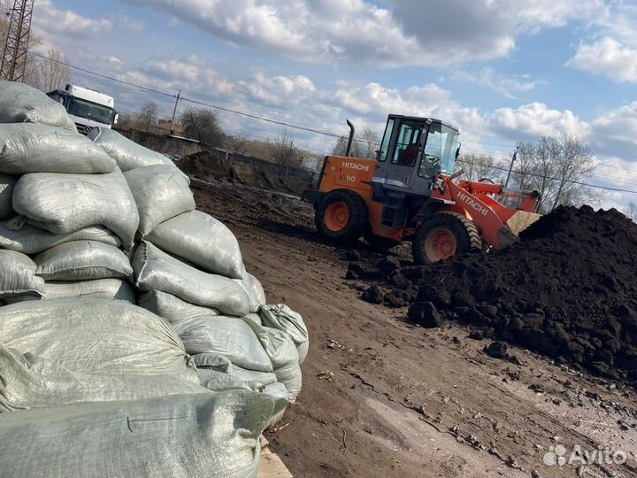 Чернозем в мешках