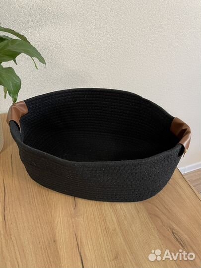 Корзина для хранения черная