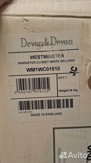 Унитаз Devon & Devon Westminster