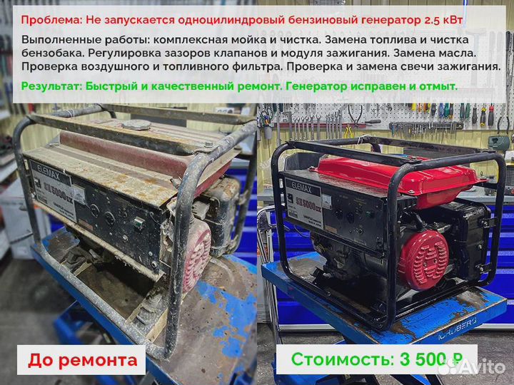 Ремонт Бензиновых Генераторов. Обслуживание