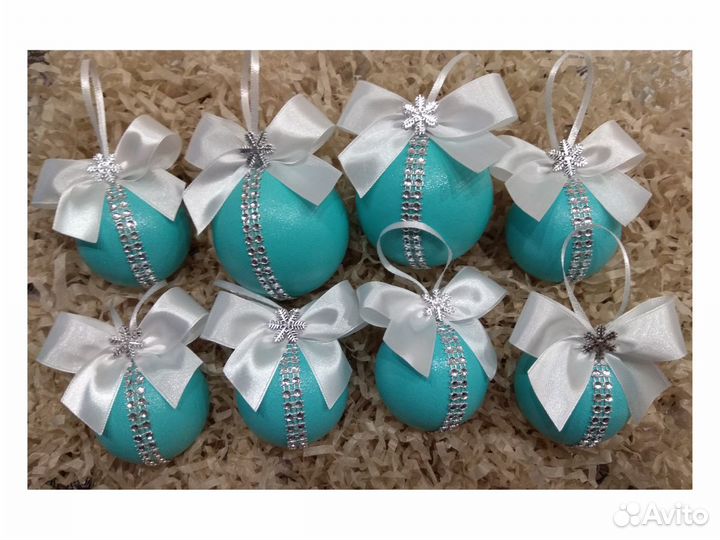 Ёлочные шары ручной работы 12 см